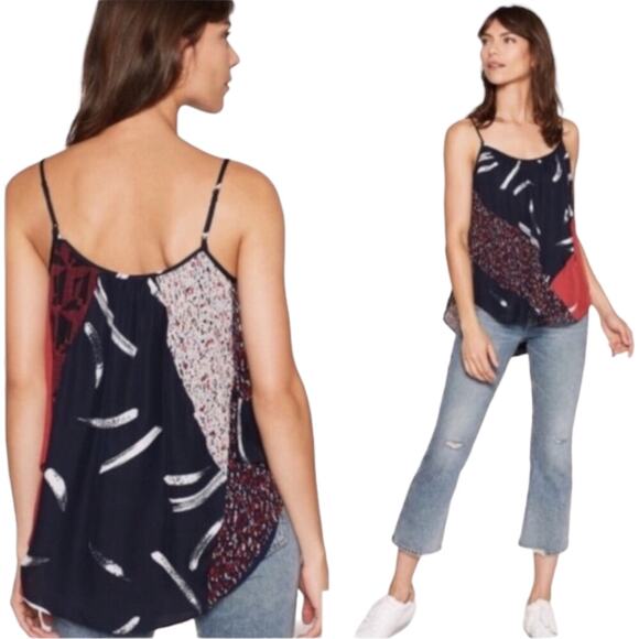 NWT Joie Lenline B Silk Camisole Top - Multi - XS - Picture 11 of 11